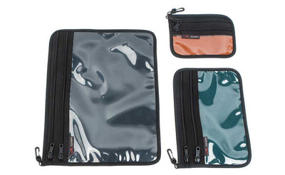 visible variant TB1223S-XA TB1223M-XA TB1223L-XA^^Small, Medium and Large Double Organizer Pouch