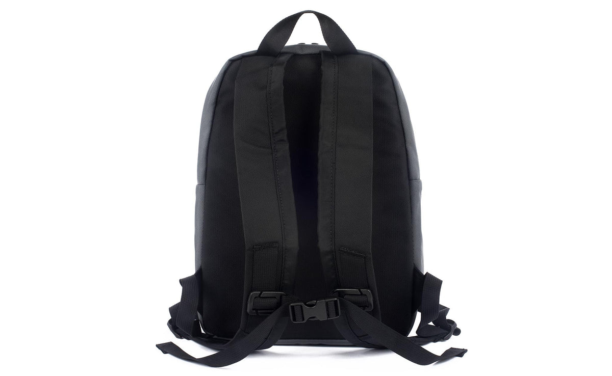 Rear view of the Paradigm, showing the sternum strap, webbing grab handle, and new Contour shoulder straps.