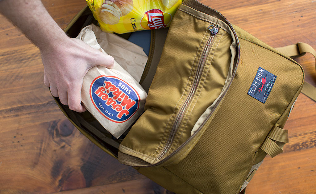 detail visible^^Putting a Jersey Mike's sub and chips in the Guide's Edition Paragon.