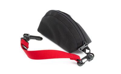 detail visible^^A mini Q-Kit with a snaphook/o-ring Key Strap attached.