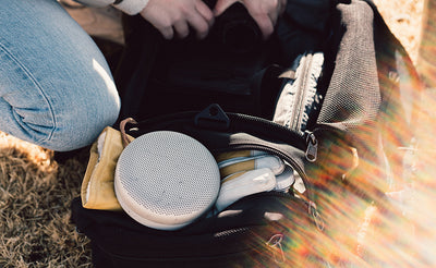 lifestyle visible^^A person accessing the Road Buddy Duffel's main compartment.