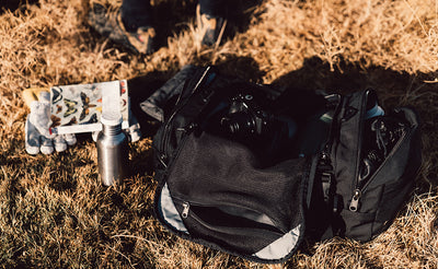 lifestyle visible^^Repacking the Road Buddy Duffel.