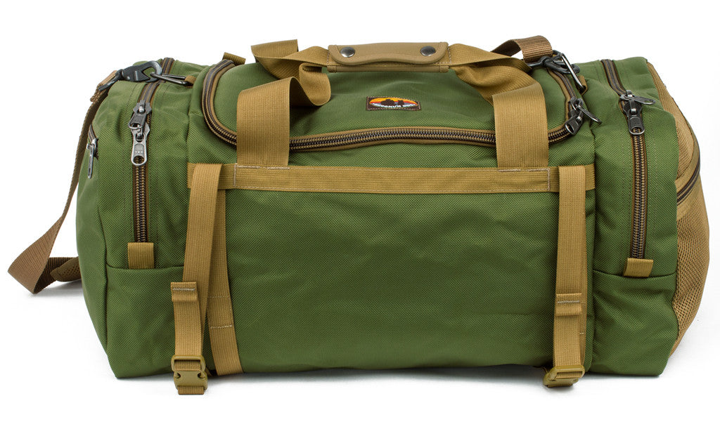 visible variant SD5413-VBCN^^The Large Skookum Dog Road Duffel in Verde (green) 1050 Ballistic.
