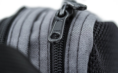detail visible^^A close shot of the zippers on the Snake Charmer.