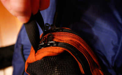 lifestyle visible^^A close shot of the Snake Charmer's nylon grab handle.