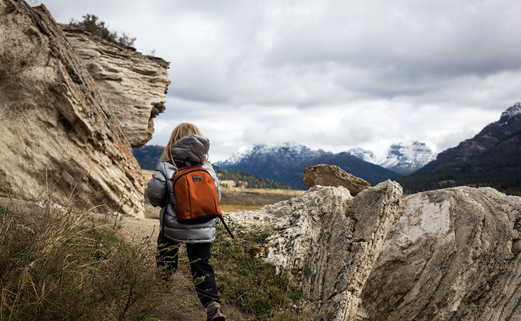 lifestyle visible^^A child hiking with The Sprout.