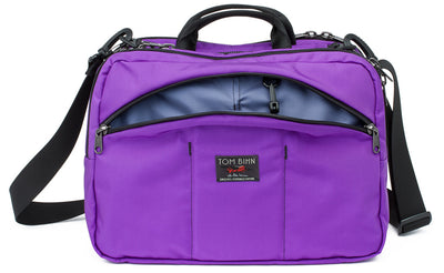 visible variant TB0975-AKDJ^^The Stowaway in Alphaviolet (bright purple) 525 Ballistic with a Cloud (light grey) 210 Ballistic interior.