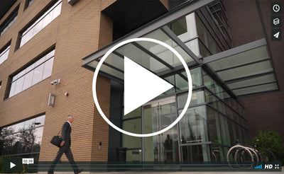 visible video^^A thumbnail for a video of a businessperson using The Stowaway.