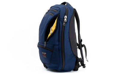 visible variant TB0121-DKOD^^The Synik 30 in Deep Blue (dark blue) 525 Ballistic with a Solaris (yellow with white grid) 200 Halcyon interior.