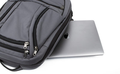 detail visible^^A laptop in the laptop compartment of the Synik 30. 
