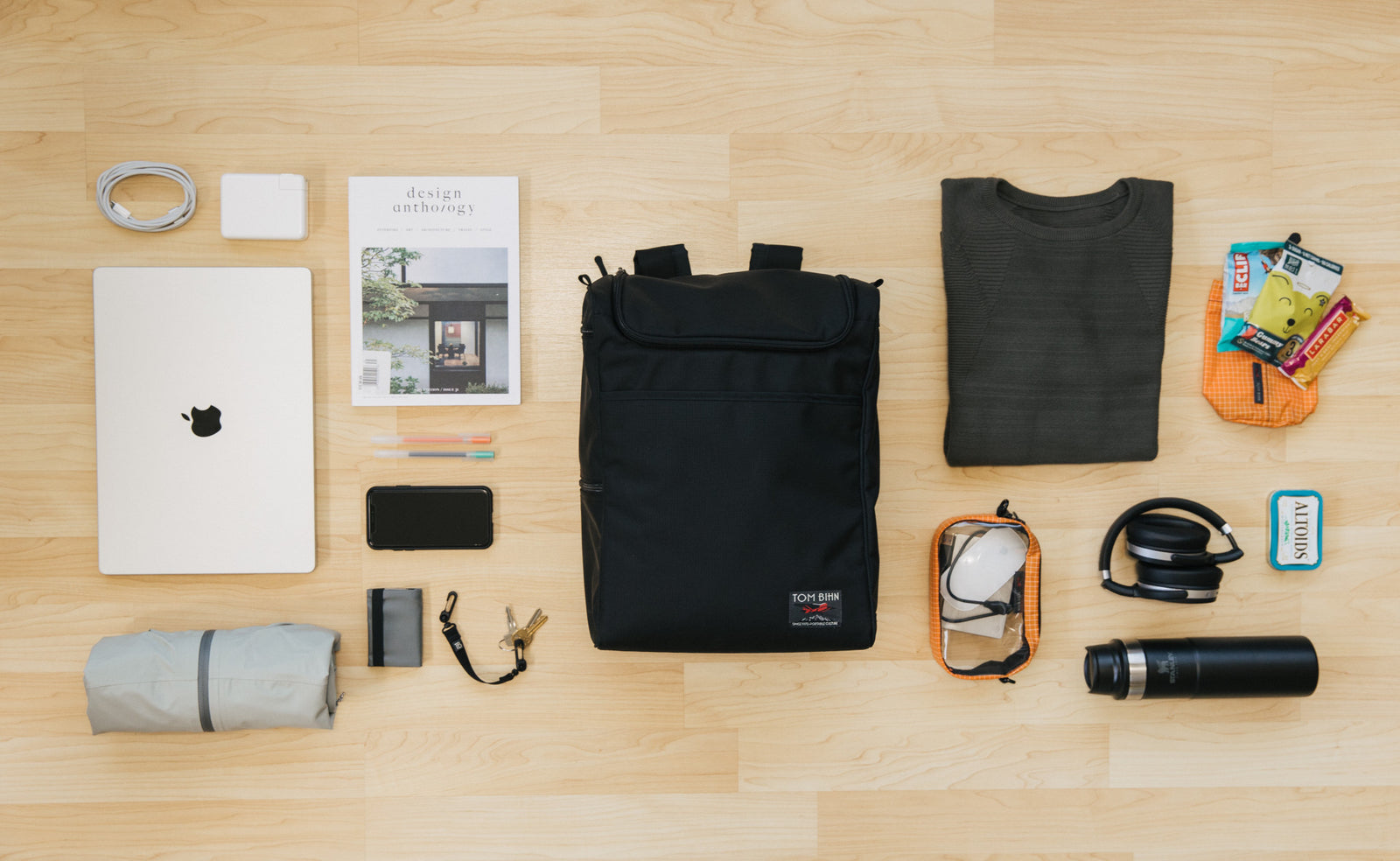 lifestyle visible^^The Cambiata and a sample carry