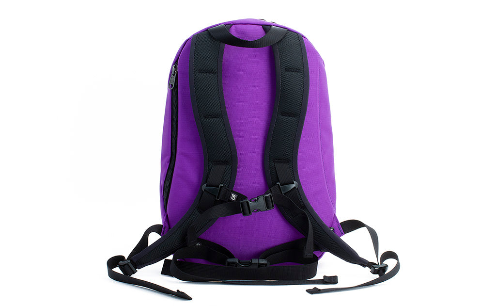 visible variant TB0107-AKIJ^^A reverse shot of the Luminary 12 in Alphaviolet (bright purple) 525 Ballistic.