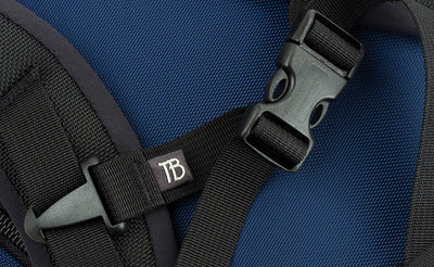 detail visible^^A close shot of the sternum strap.