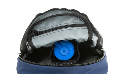 detail visible^^The interior of the Luminary 12 holding a water bottle.