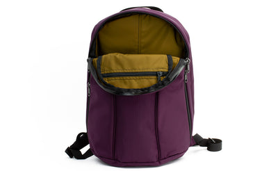 visible variant TB0108-UKCJ^^The Luminary 15 in Aubergine (dark purple) 525 Ballistic with a Coyote (brown) 210 Ballistic interior.