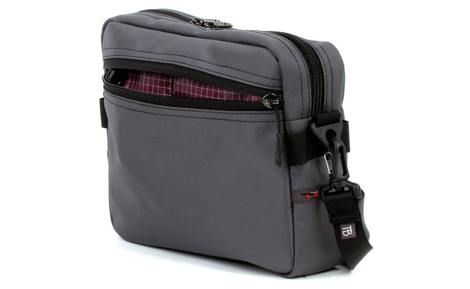 visible variant TB0414-GK5D^^The Side Kick in Nebulous Grey (medium grey) 525 Ballistic with an Acai (dark purple with white grid) 200 Halcyon interior.