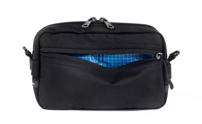 visible variant TB0413-BKLD^^A Side Effect in Black 525 Ballistic with Island (blue with white grid) 200 Halcyon interior.
