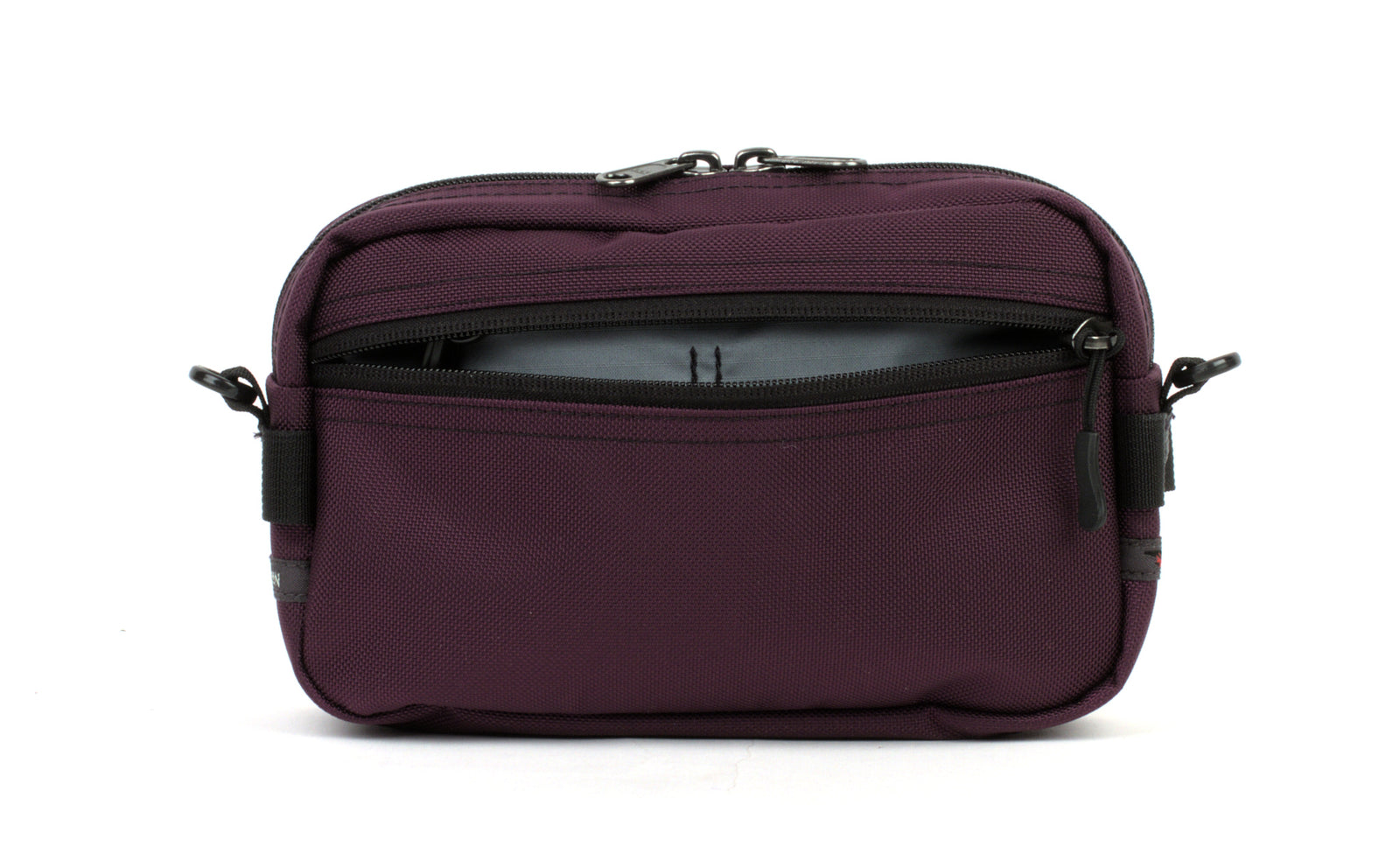 visible variant TB0413-UKGL^^A Side Effect in Aubergine (dark purple) Ballistic with Mountain Grey (grey with light grey grid) 210 Cerylon interior.