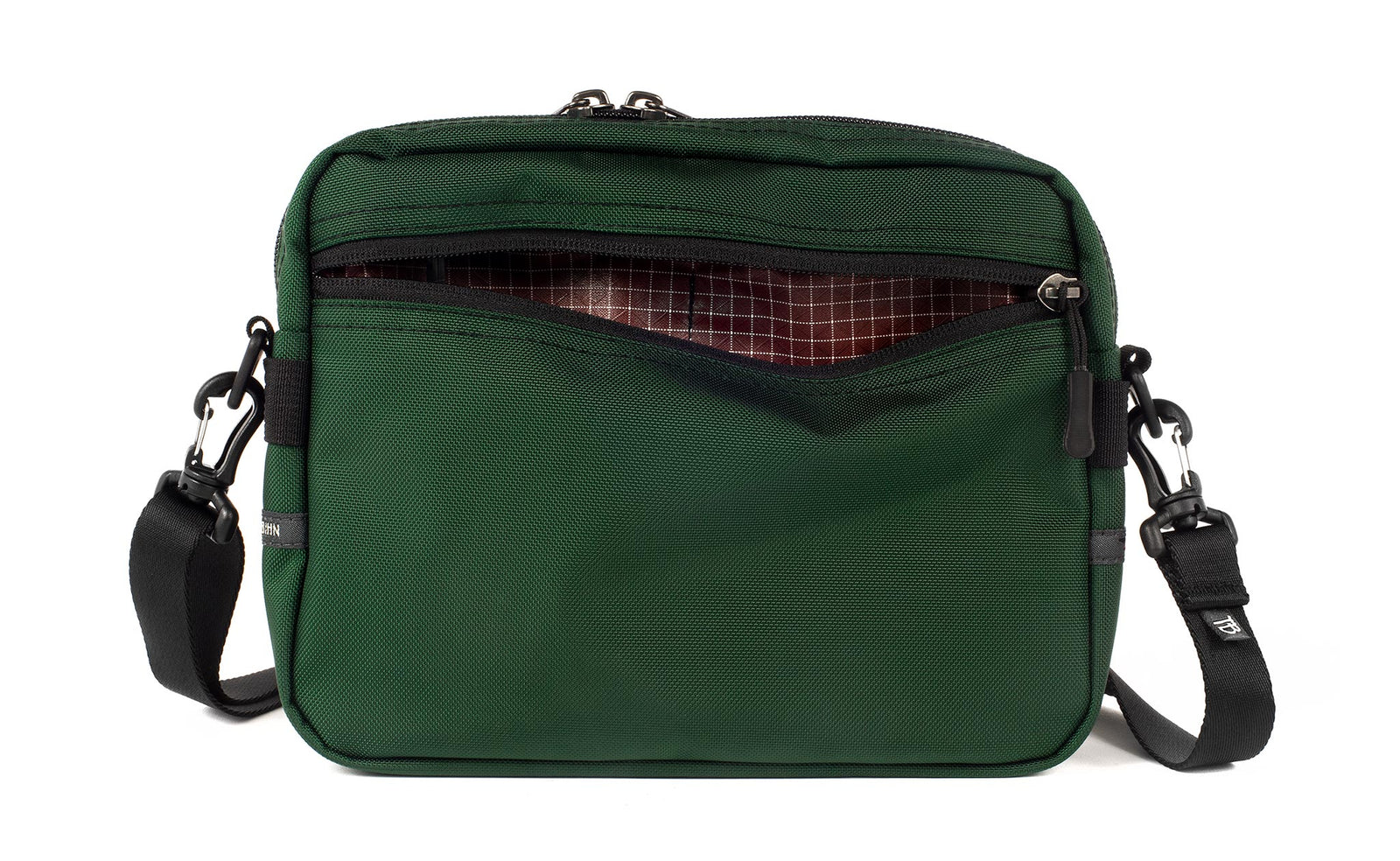 visible variant TB0414-WK6D^^The Side Kick in Wilderness (forest green) 525 Ballistic with Moab (oxblood red with white grid) 200 Halcyon interior.