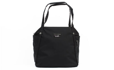 visible variant TB0615-BK^^The Pop Tote in Black 630 Ballistic.