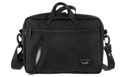 visible variant TB0722-BKGL^^Daylight Briefcase in Black 525 Ballistic with Mountain Grey (light grey) 210 Cerylon interior