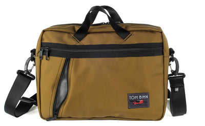 visible variant TB0722-CKGL^^Daylight Briefcase in Coyote (tan) 525 Ballistic with Mountain Grey (light grey) 210 Cerylon interior