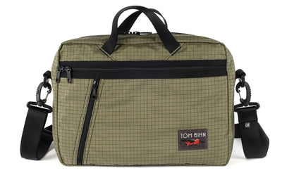 visible variant TB0722-VHND^^Daylight Briefcase in Taiga (olive blue with grey grid) 400 Halcyon