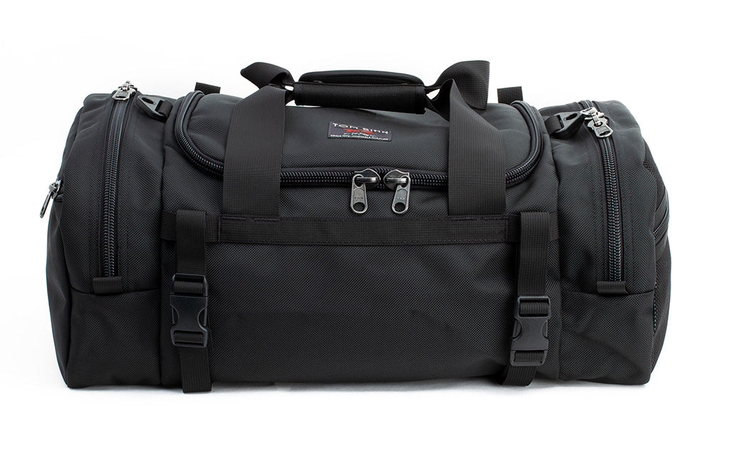 visible variant TB0850-BBLJ^^The Road Buddy Duffel 36 in Black 1050 Ballistic.