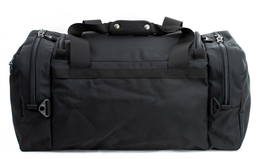 detail visible^^A reverse shot of the Road Buddy Duffel 60.