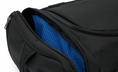 detail visible^^A view of the open side pocket of the Aeronaut 30.