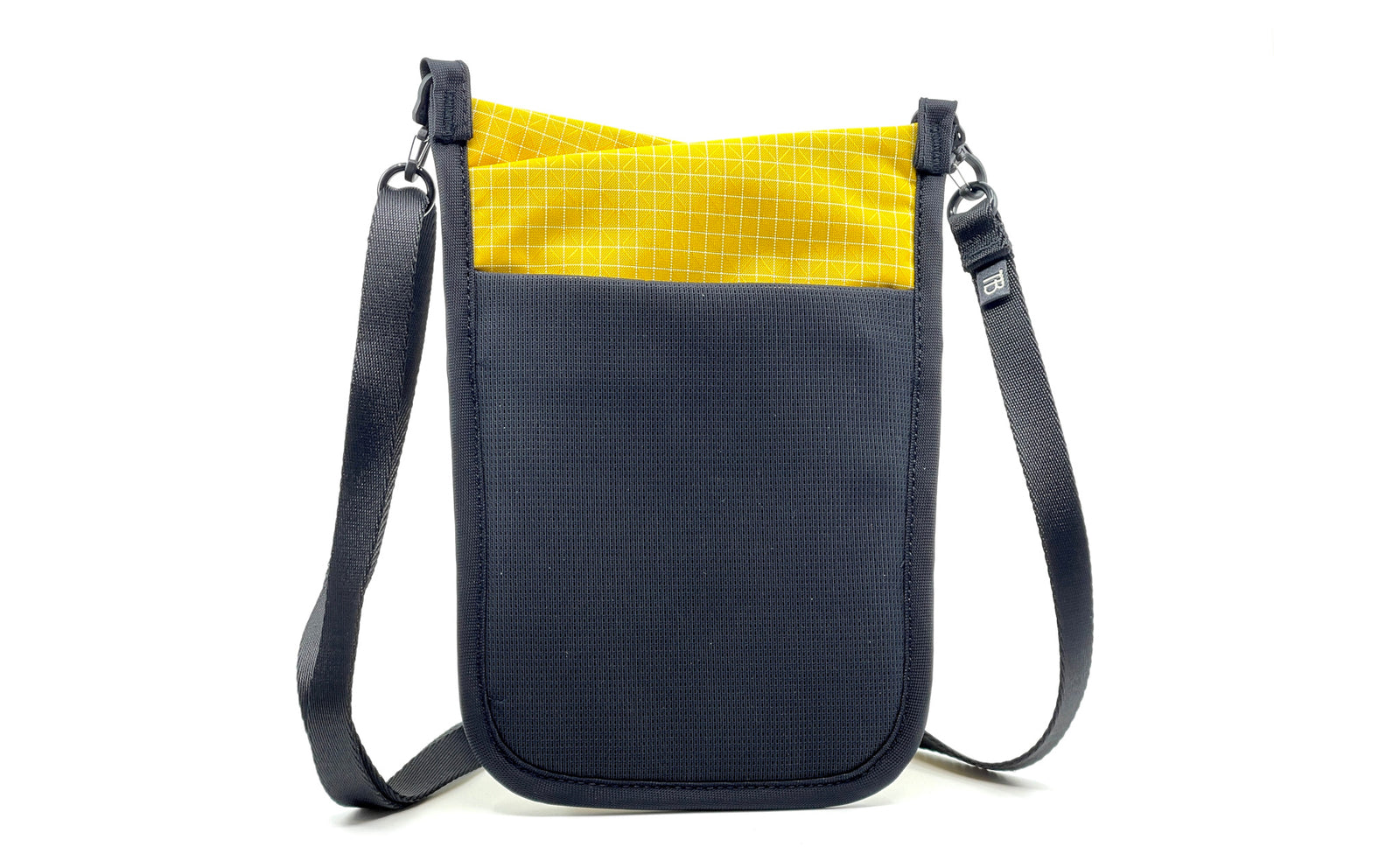 visible variant TB0930-OD^^The rear of the P.I.K.A. Pouch in Solaris (yellow with white gridding) 200 Halcyon.