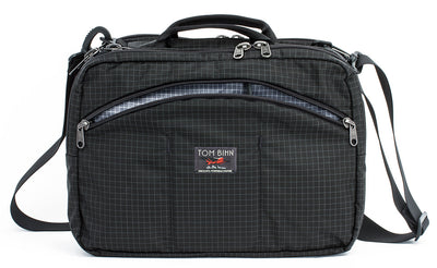 visible variant TB0975-BHND^^The Stowaway in Black (black with grey grid) 400 Halcyon with a Northwest Sky (light grey with white grid) 200 Halcyon interior.