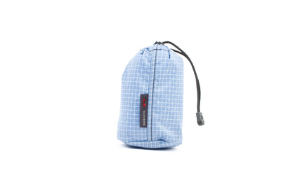 visible variant TB1251-7D^^A Size 1 Tidal (light blue with white grid) 200 Halcyon Travel Stuff Sack.