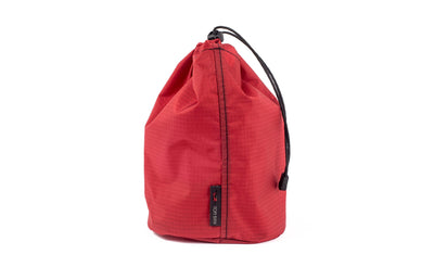 visible variant TB1253-SL^^A Size 3 Sangria (red with light red grid) 210 Cerylon Travel Stuff Sack.