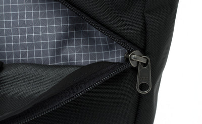 detail visible^^A close shot of the Parental Unit's open side compartment.