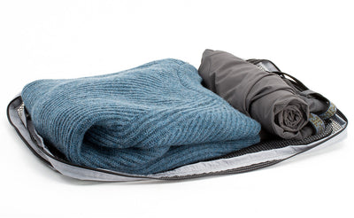 visible variant TB94004-NE^^A full, closed Large Tri-Star Packing Cube in Northwest Sky (light grey) 120 Aether.