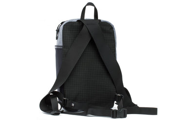 visible variant TB0907-BHND TB0907-DHND^^A reverse shot of the top pocket of the Hero's Journey inverted into a backpack.