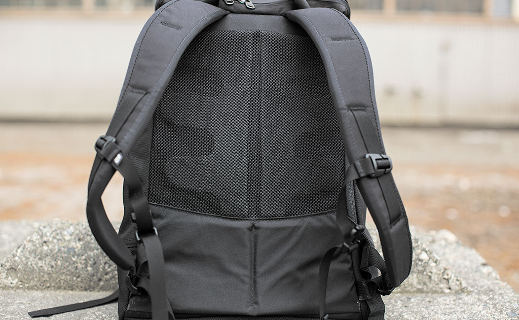 visible lifestyle^^The skeleton back panel of the Shadow Guide.