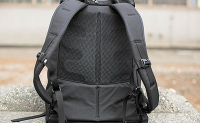visible lifestyle^^The skeleton back panel of the Shadow Guide.