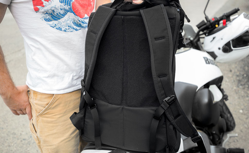 visible lifestyle^^The skeleton back panel of the Shadow Guide.
