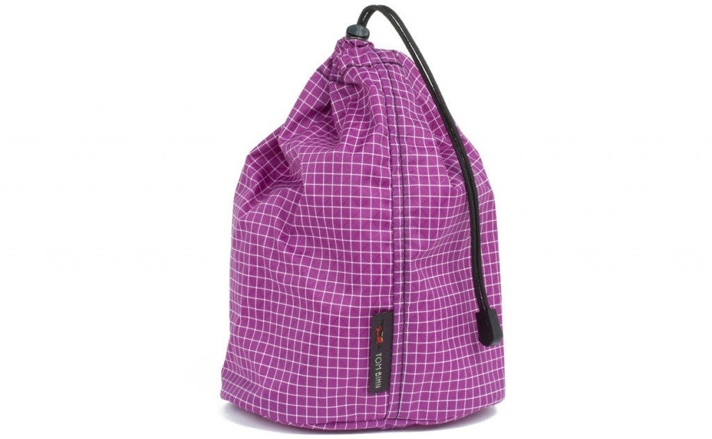 visible variant TB1253-UD^^A Size 3 Ultraviolet (purple with white grid) 200 Halcyon Travel Stuff Sack.