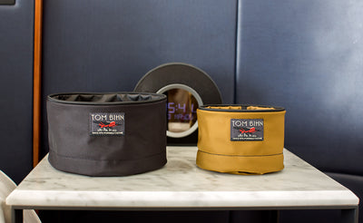 lifestyle visible^^A Large Travel Tray next to a Small Travel Tray.