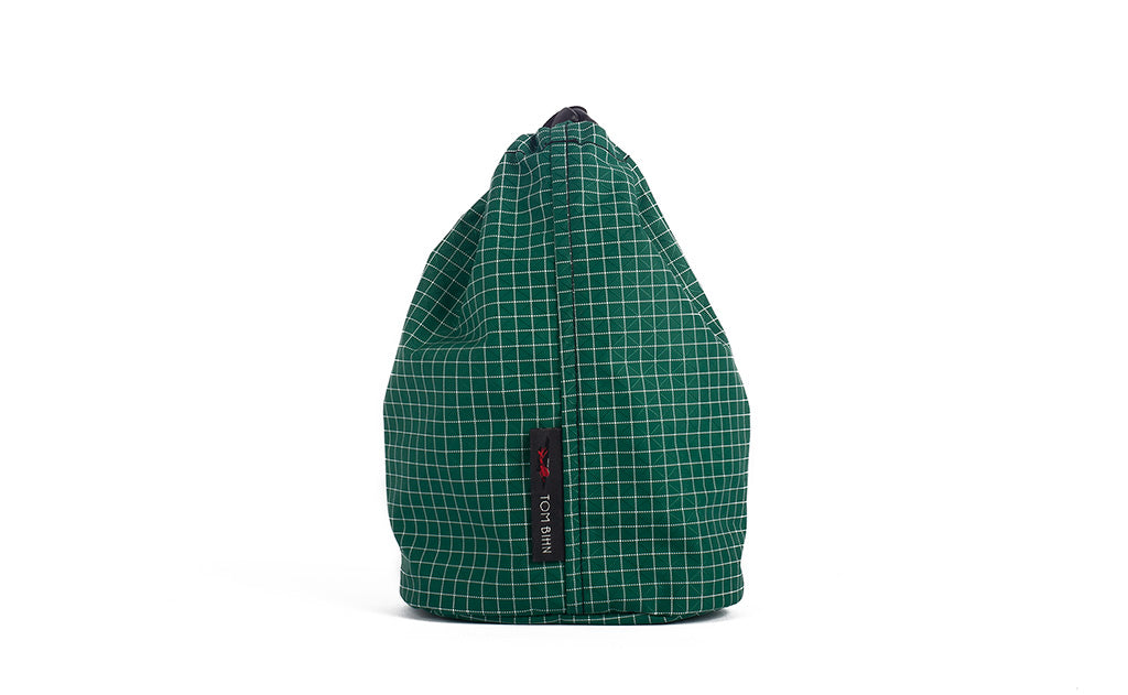 visible variant TB1252-KD^^A Size 2 Sitka (forest green with white grid) 200 Halcyon Travel Stuff Sack.