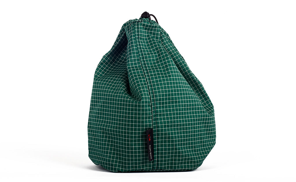 visible variant TB1254-KD^^A Size 4 Sitka (forest green with white grid) 200 Halcyon Travel Stuff Sack.
