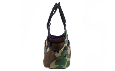 visible variant TB0619-ECCJ^^The Truckasana in Beaver Camo camouflage with Coyote lining. Side view of the bag.