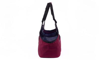 visible variant TB0619-RCDJ^^The Truckasana in Red Blend and Dawn lining. Side view of the bag.