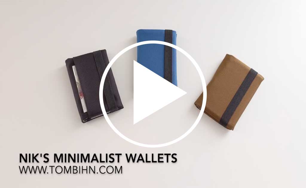 visible video^^Thumbnail for video showcasing different sizes of Nik's Minimalist Wallets.