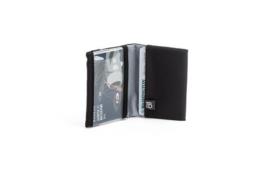 visible variant TB1279-BJ^^The Size 3 Nik's Minimalist Wallet in Black 210 Ballistic.