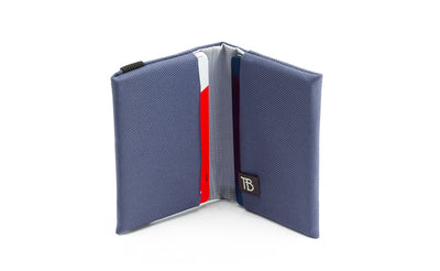 visible variant TB1275-DJ^^The Size 5 Nik's Minimalist Wallet in Dawn (blue-grey) 210 Ballistic.