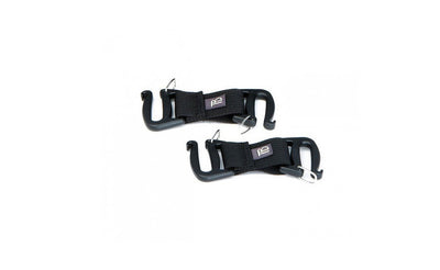 visible variant TB0517-BA^^A pair of 1.5" double gate keeper rail clips.